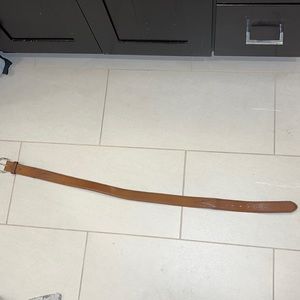 Brown leather Silver Creek 34” belt